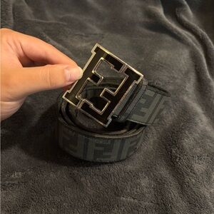 AUTHENTIC Black Fendi Men's Belt